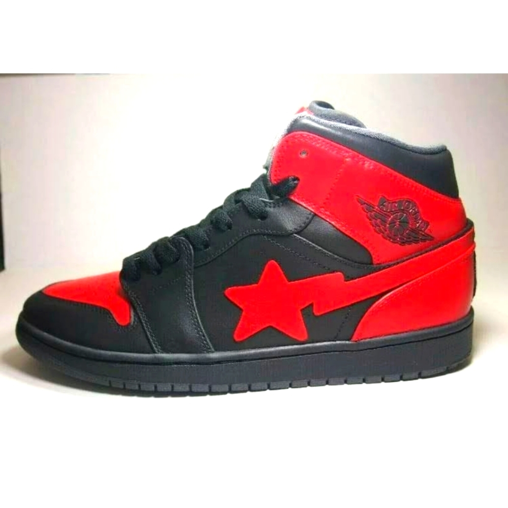 Custom Bape Jordan 1 Size 10